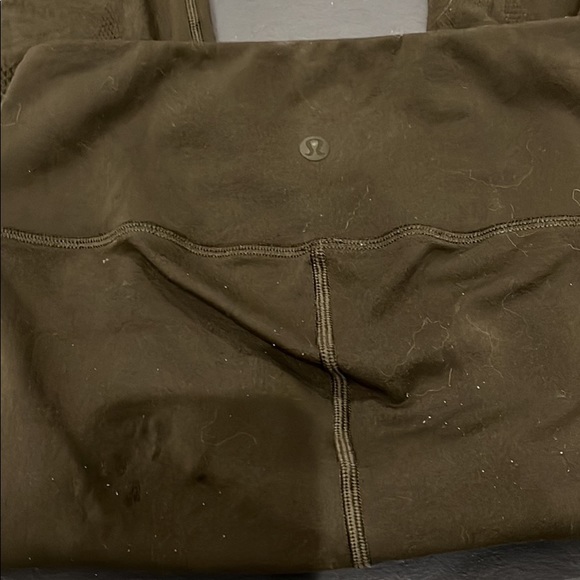 Olive green lululemon legging 4 - Picture 1 of 3
